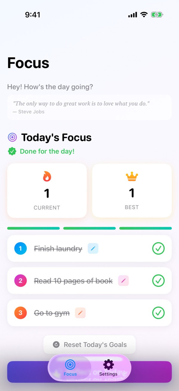 App screenshot