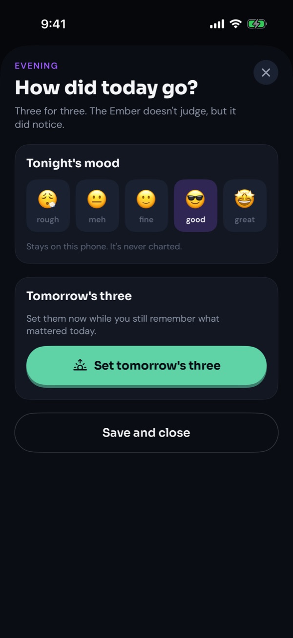 App screenshot