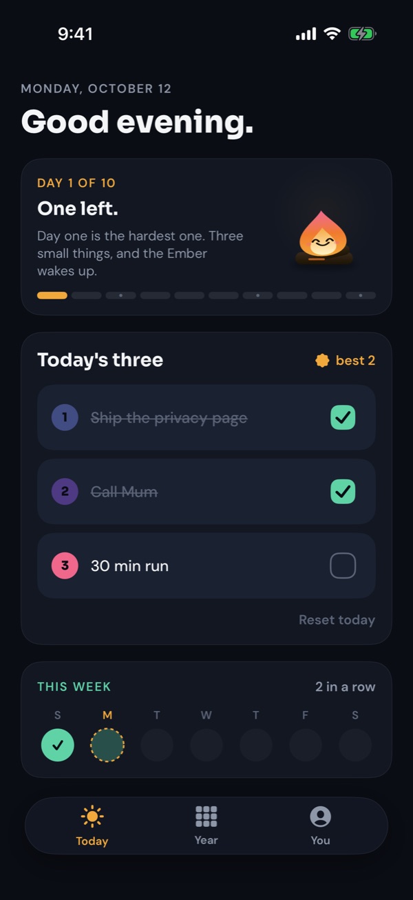 App screenshot