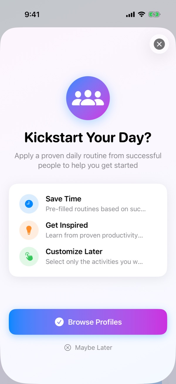 App screenshot