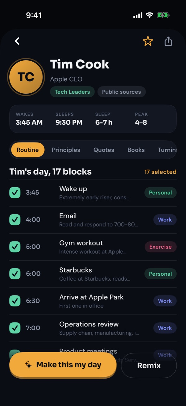 App screenshot