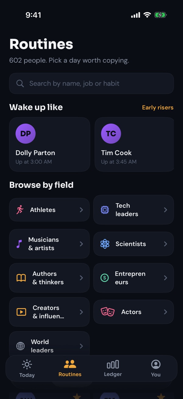 App screenshot
