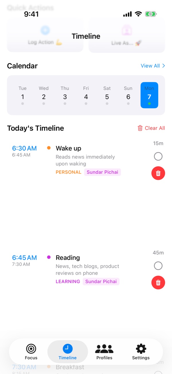 App screenshot